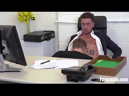 step Son Fucks In His Office