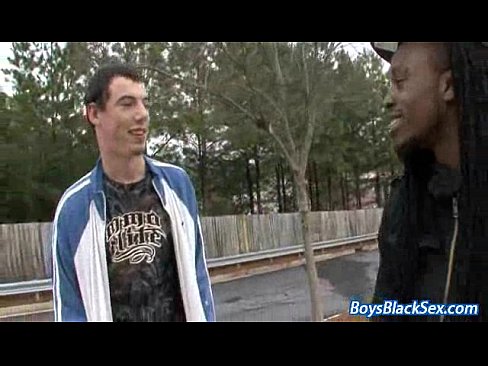 Blacks On Boys - Gay Hardcore Interracial Porn Movie 04