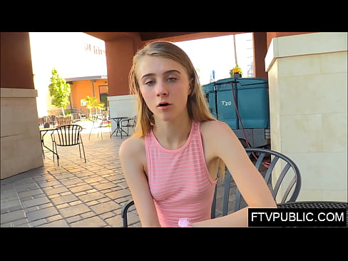 skinny teen public