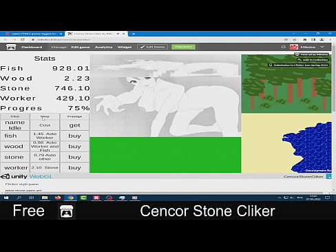 Cencor Stone Cliker (free game itchio by Mikolos) Strategy Clicer Idle