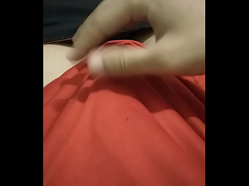 Asian guy playing with dick