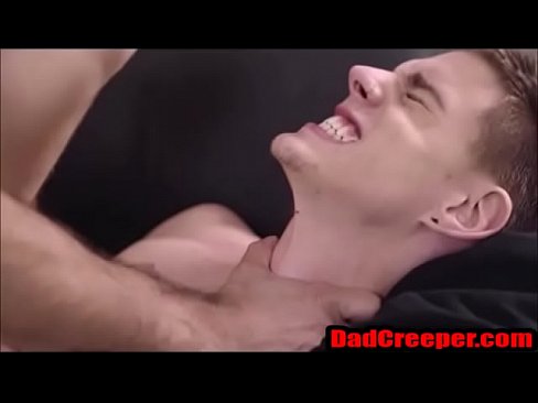 Twink Boy painfully takes his first hard cock bareback