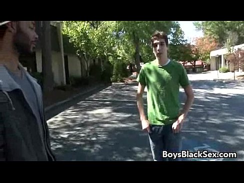 Blacks On Boys -Interracial Gay Hardcore Baeback Fuck Video 22