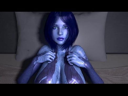 Sex with Cortana on the Bed | Halo 3D Porn Parody