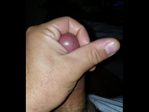 Slow stroking my hard cock