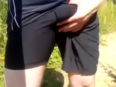 cock in short outdoor