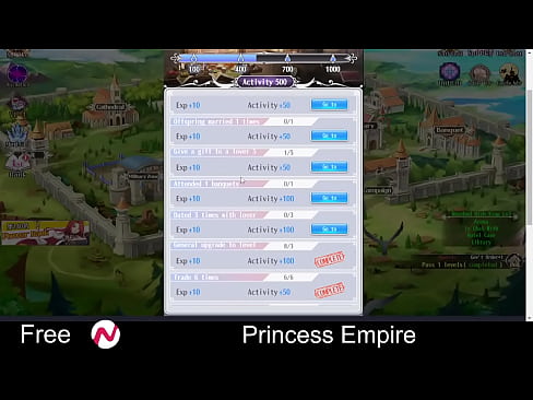 Princess Empire (Nutaku Free Browser Game) Management, Card Battle RPG, Dating Sim