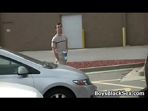 White Gay Sexy Teen Boy Enjoy Big Black Cock 05