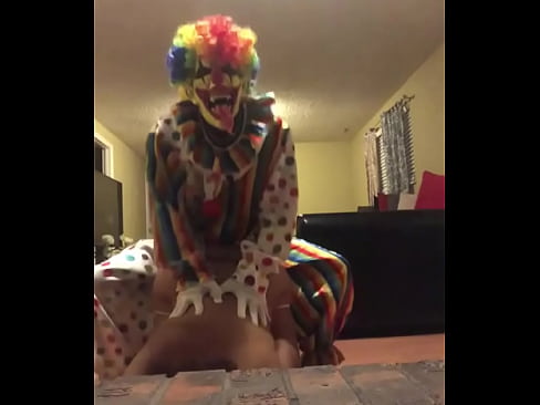 Gibby the clown fucking a milf in her house while listening to a clown song