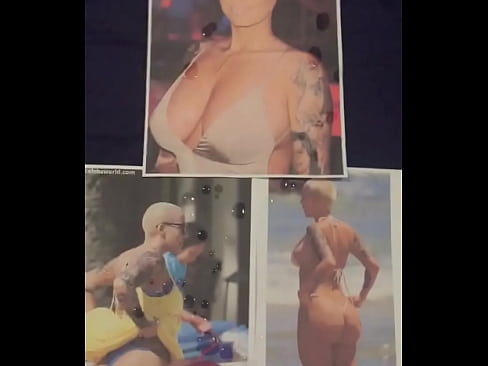 Amber Rose Cum Tribute 1