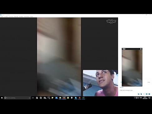 Rabeta gostosa do Douglas no Skype