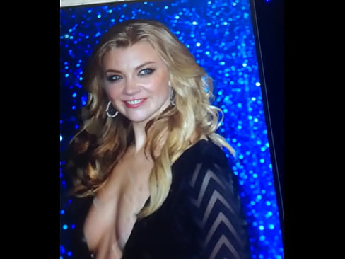 Jerking off and cum #01 - Natalie Dormer