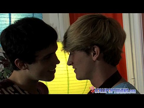 Young gay silent lovemaking session