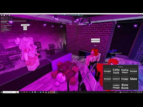 Freaky slut in Roblox fucks me in front of everyone