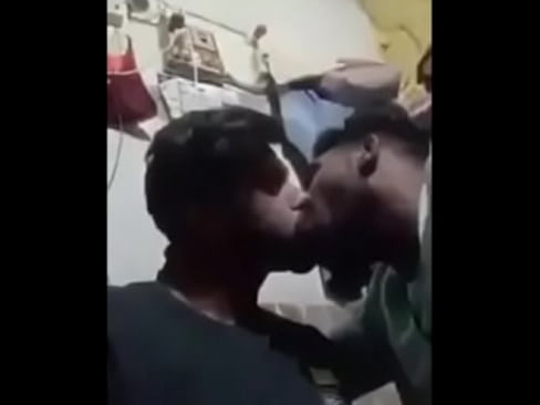 A couple of hot and sexy Indian gays kissing each other passionately | gaylavida.com