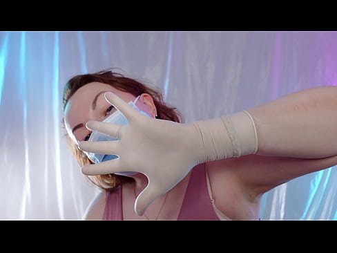 ASMR with surgical gloves and medical mask - by Arya Grander - SFW video