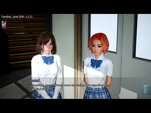 Dating college girls and re-educating them. A visual novel