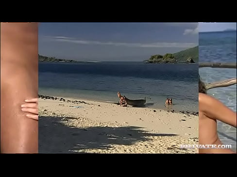 Lauren May and Christina Find Some Guys on the Beach and Have Anal Sex