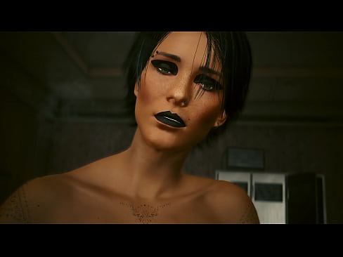 Goth Female V Character Cyberpunk 2077 Animation | Laguna Bend | Lizzie's Braindance Mod