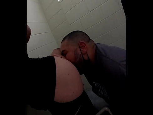 restroom ass eating