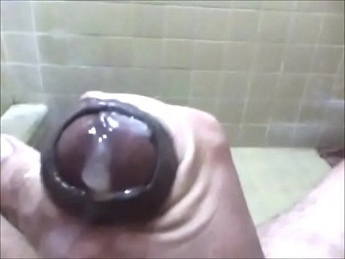 Cumshots in the barhroom