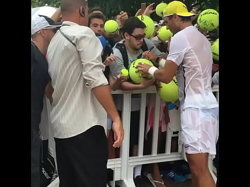 Rafael Nadal Wet and Almost Naked