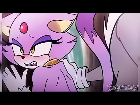 Sonic Blaze the Cat being fucked wet