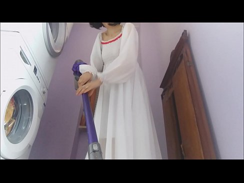 puire home is the duty of every good housewife, and Chantal uses the vacuum cleaner really well...wanna see?