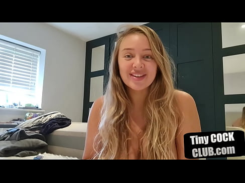 Dirty talking babe talks how much she ignores small cock dudes