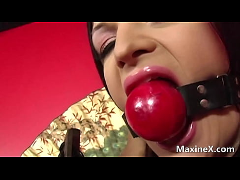 You can tell brunette Janessa Jordan loves how Cambodian Cougar Maxine X is fucking her with a machine dildo by the way she moans through that ball gag! Full Video & More Maxine @ MaxineX.com!