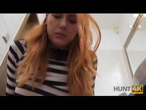 HUNT4K. Tender mouth and tight pussy are drilled for money