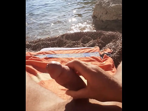 bigcock ibiza beach handjob