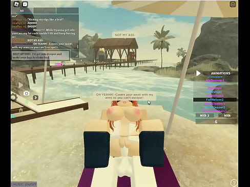 Roblox ginger white hoe got pinned down and creampied