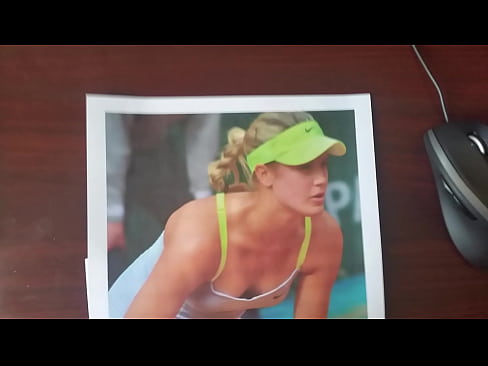 Eugenie Bouchard Cum Tribute #2