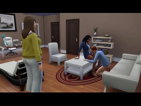 Wife Watching Her Husband Fucked by Ebony TS Shania (The Sims 4 | 3D Hentai)