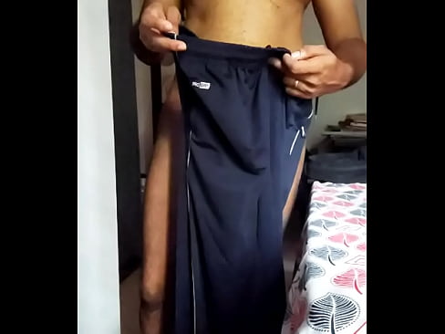 Indian boy stripping and exposing dick and ass