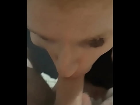 Femme slut gives a guy sloppy blowjob & rimjob, part I
