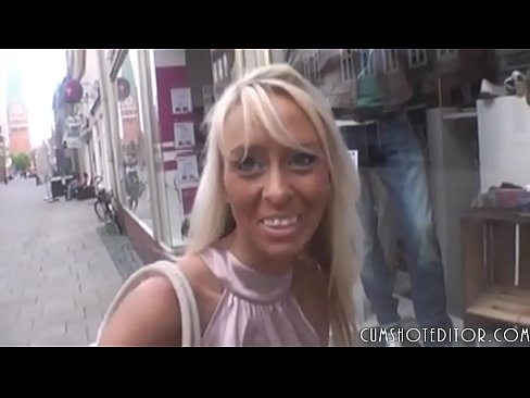 Hot German Blonde Amateur Sex In A Public Toilet POV