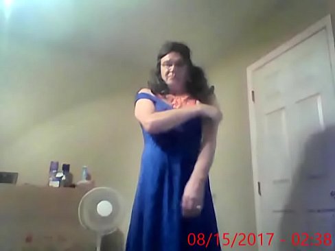 blue dress strip