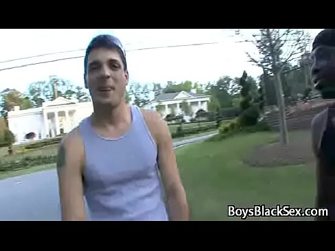 BlacksOnBoys - Gay Hardcore Interracial Fuck 13
