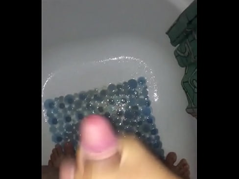 Jerking it in the shower