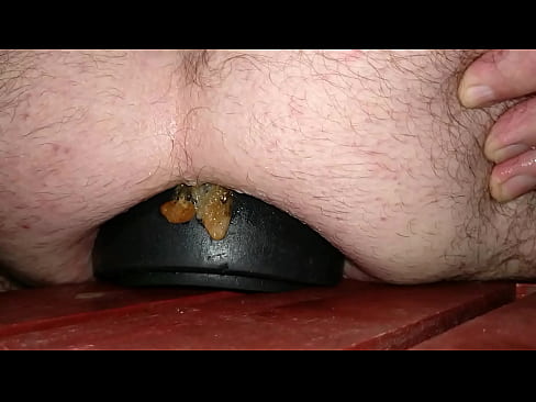 Sitting on my 4.25 inch wide Butt Plug up close.