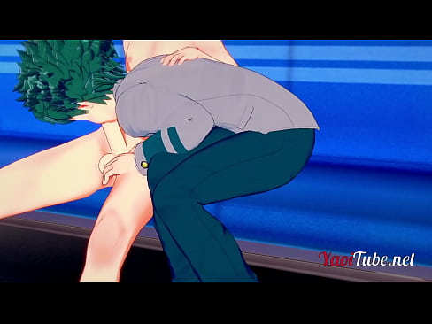 Boku no Hero Academia Yaoi - Deku & Sex in a Train 1/2