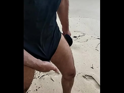 dick in beach