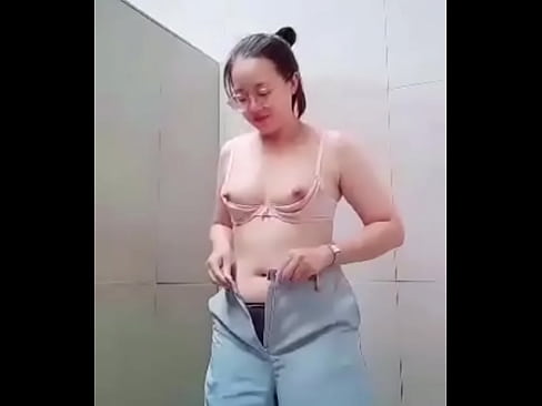 Shower girl at home