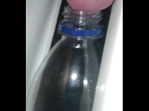 pissing in a bottle