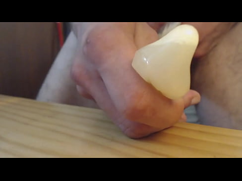 A lot of semen coming out of a condom! (teaser)