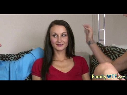 Husband and wife fuck the babysitter 549