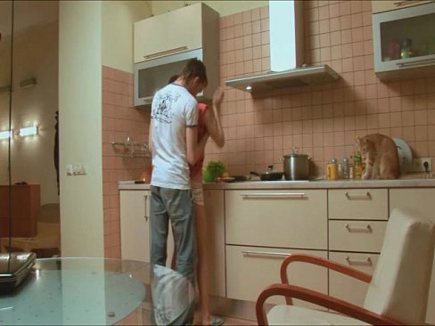 Hot Teen Couple Fuck At Kitchen