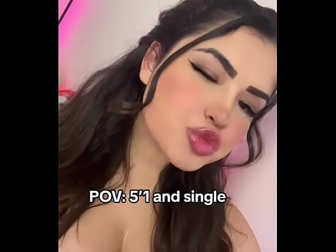 Hot tik tok video with beauty